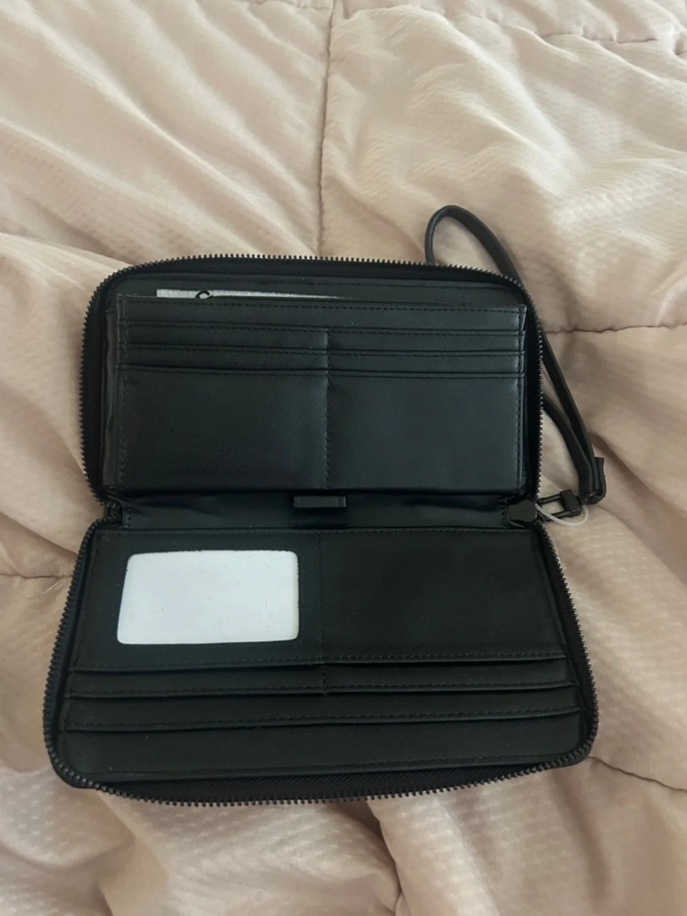 Steve Madden black zip